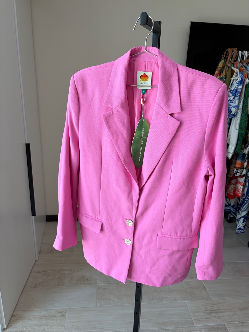 Farm Rio: Pink Blazer - Picture 4 of 8